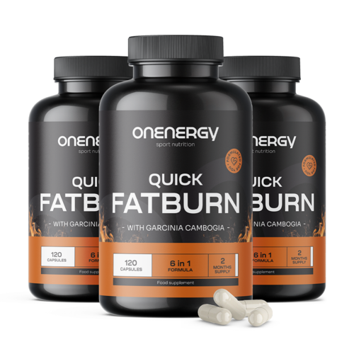 3x Quick FatBurn, ensemble 360 gélules