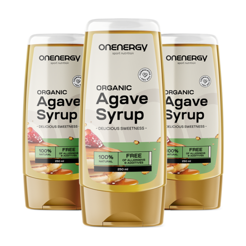 3x Sirop d'agave BIO, ensemble 750 ml