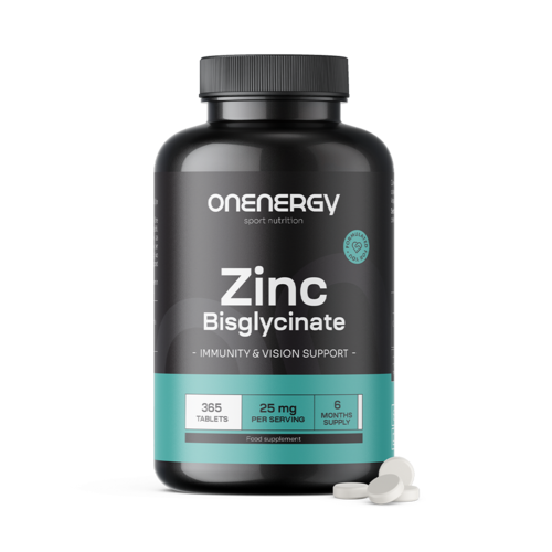 Bisglycinate de zinc 25 mg, 365 comprimés