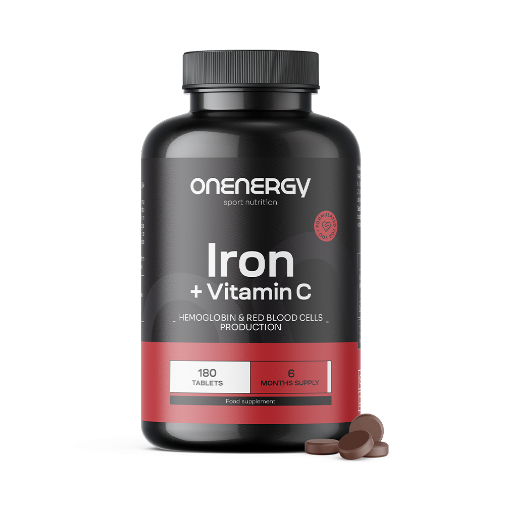 Fer + vitamine C.