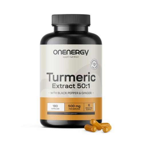 Curcuma 500 mg – extrait, 180 gélules