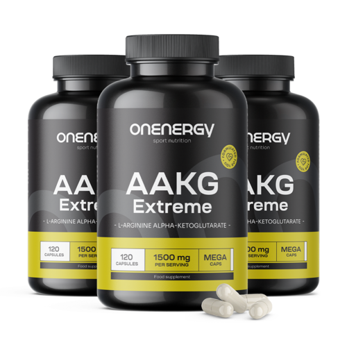 3x AAKG Extreme 1400 mg MEGA CAPS, ensemble 360 gélules
