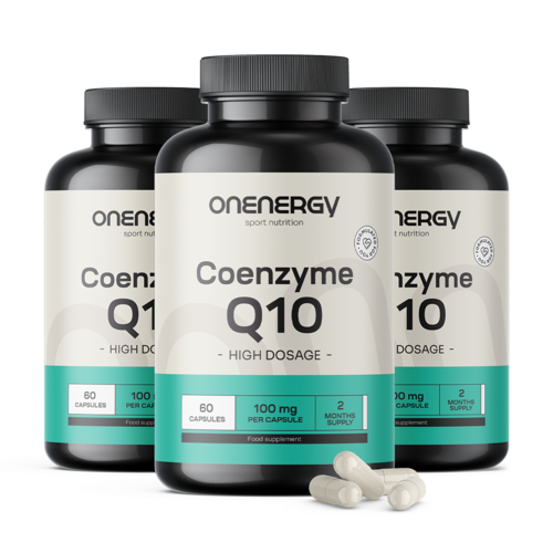 3x Coenzyme Q10 100 mg, ensemble 180 gélules
