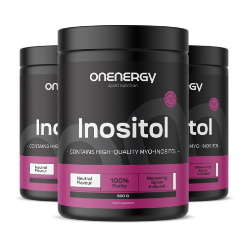 3x Inozitol en poudre, ensemble 1500 g
