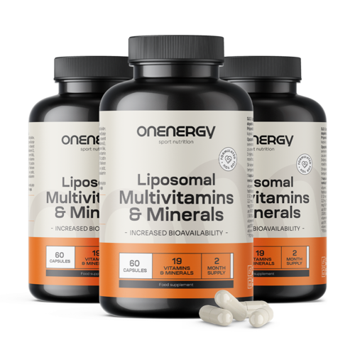 3x Multivitamines et minéraux liposomaux, ensemble 180 gélules