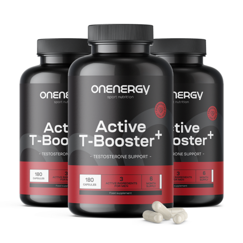 3x Active T-Booster Plus – complexe pour hommes, ensemble 540 gélules