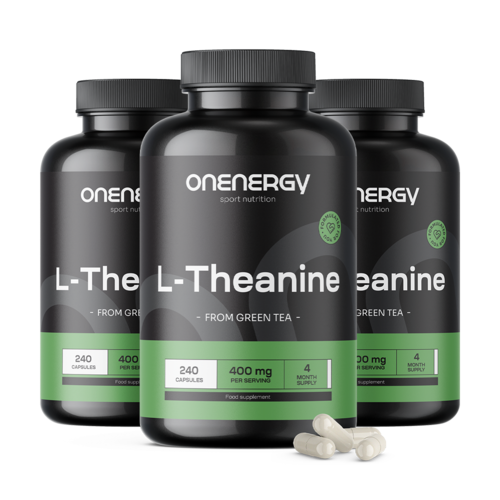 3x L-Théanine 400 mg, ensemble 720 gélules