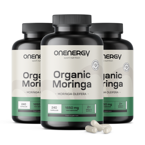 3x BIO Moringa 1650 mg, ensemble 720 gélules