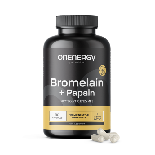 Bromélaïne + Papaïne, 90 gélules