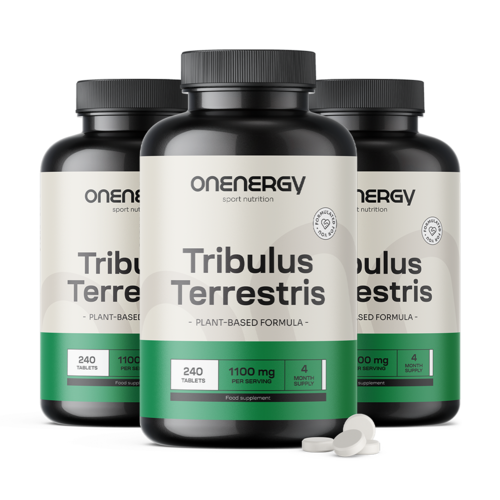 3x Tribulus (Tribulus terrestris) – extrait 15:1, ensemble 360 comprimés