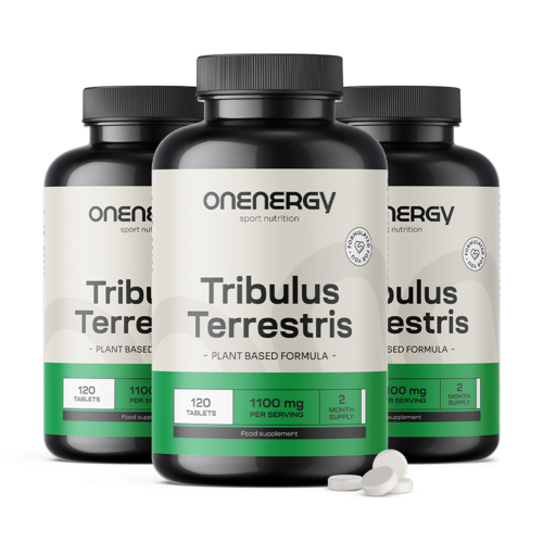 3x Tribulus (Tribulus terrestris) – extrait 15:1, ensemble 360 comprimés