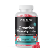 Créatine monohydrate 3000 mg – pastèque, 90 gummies