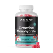 Créatine monohydrate 3000 mg – pastèque, 90 gummies