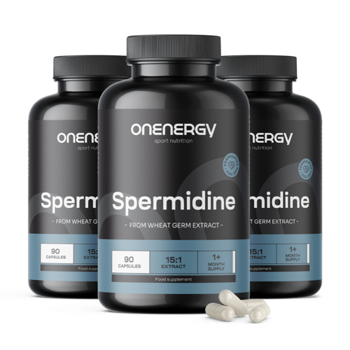 3x Spermidine – extrait de germe de blé, ensemble 270 gélules