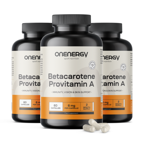 3x Bêta-carotène (provitamine A), ensemble 180 gélules