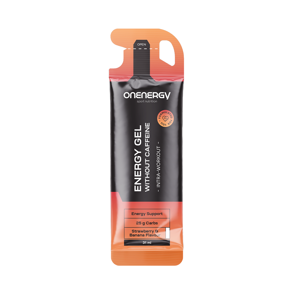 Gel énergétique sans caféine - fraise et banane