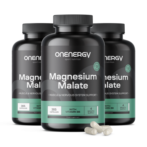 3x Malate de magnésium 2000 mg, ensemble 1095 gélules