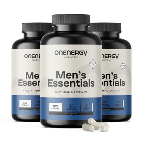 3x Men’s Essentials – multivitamines pour hommes, ensemble 540 gélules