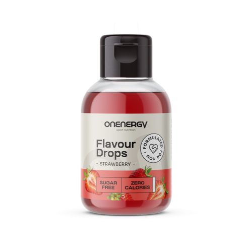 Gouttes Flavour Drops avec édulcorant – fraise, 50 ml