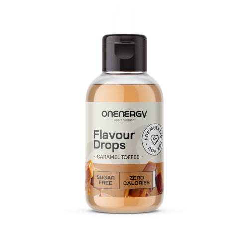 Gouttes Flavour Drops avec édulcorant – caramel toffee, 50 ml