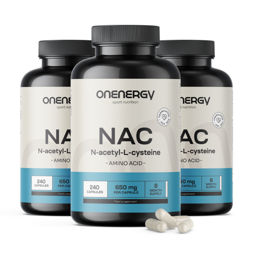 3x NAC 650 mg, ensemble 720 gélules