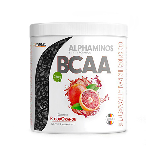 Alphaminos BCAA 2:1:1 végétalien - orange rouge.