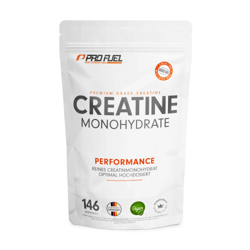Créatine monohydrate végétalienne.
