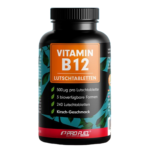 Vitamine B12 sous forme de pastilles.