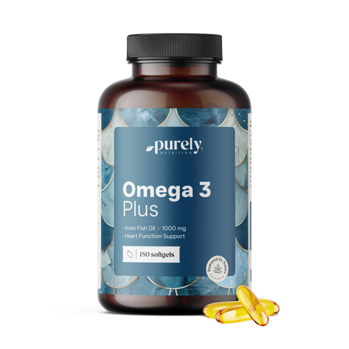 Oméga-3 Plus 1000 mg, 180 gélules molles