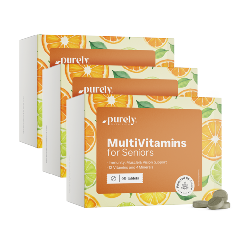 3x Multivitamines pour les personnes âgées, ensemble 180 comprimés