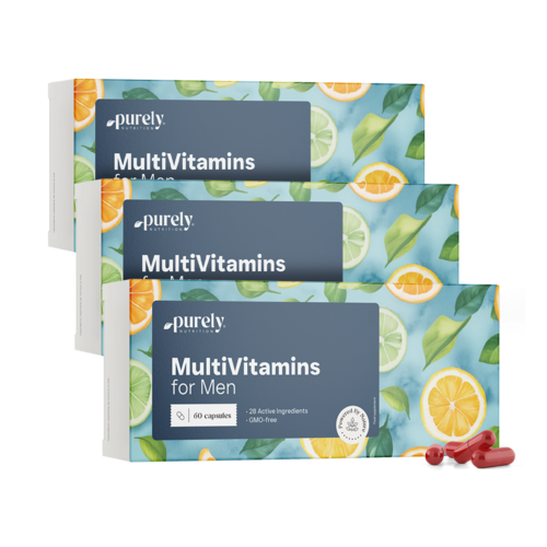 3x Multivitamines pour hommes, ensemble 180 gélules