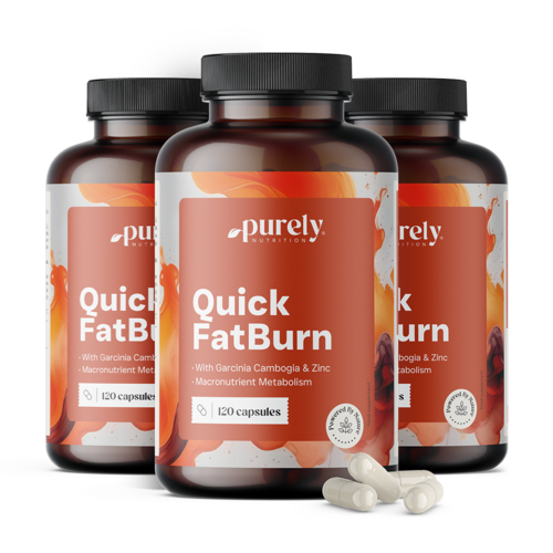 3x Quick FatBurn, ensemble 360 gélules