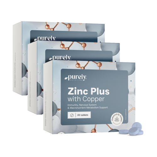 3x Zinc Plus, ensemble 180 comprimés