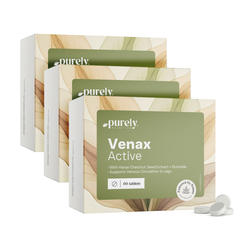 3x Venax Active - complexe pour les veines et la circulation sanguine, ensemble 180 comprimés