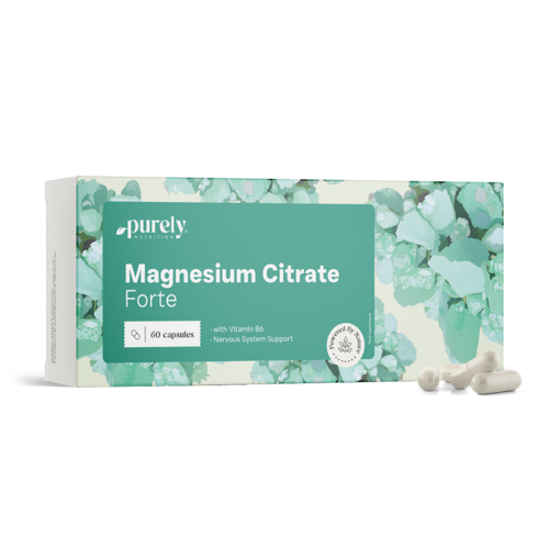Citrate de magnésium Forte + vitamine B6, 60 gélules
