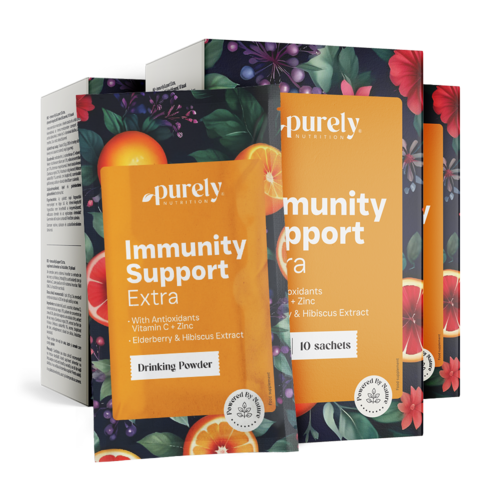 3x ImmunitySupport Extra – poudre pour préparer une boisson, ensemble 30 sachets