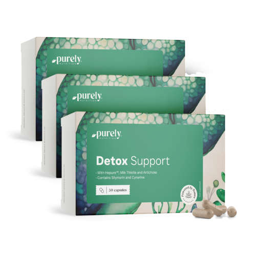 3x Detox Support – complexe d'artichaut et de chardon-marie, ensemble 90 gélules