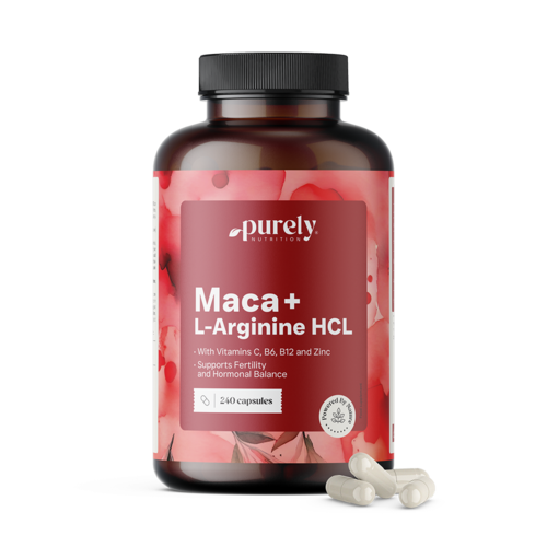Maca 4000 mg + L-Arginine HCl, 240 gélules