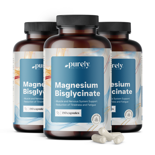3x Magnésium bisglycinate, ensemble 540 gélules