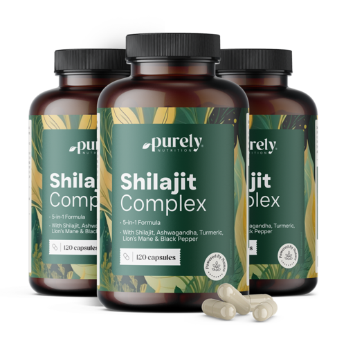 3x Shilajit complexe, ensemble 360 gélules