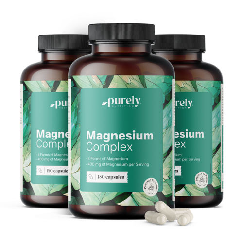 3x Magnésium complexe 400 mg, ensemble 540 gélules
