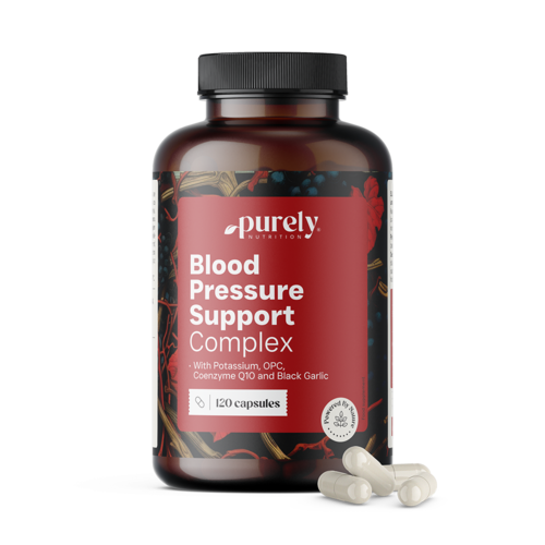 Blood Pressure Support Complex – complexe de soutien de la tension artérielle, 120 gélules
