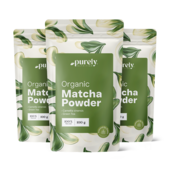 3x BIO Matcha en poudre, ensemble 300 g
