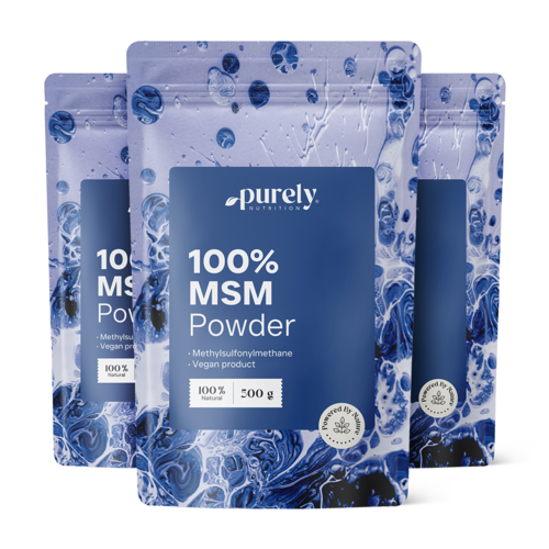 3x MSM en poudre, ensemble 1500 g