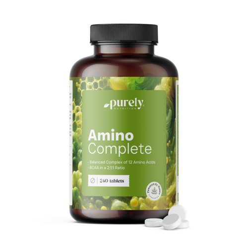 Amino Complete – complexe équilibré de 12 acides aminés, 240 comprimés