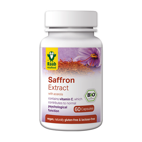 Extrait de safran avec acérola.