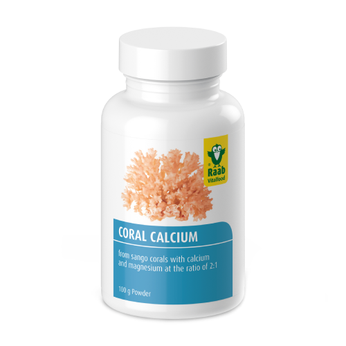 Calcium coral en poudre.