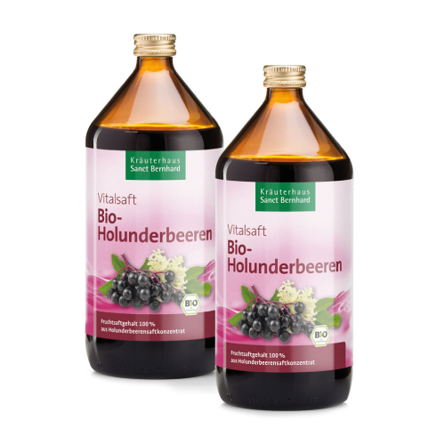 BIO Jus de baies de sureau, 2 x 500 ml