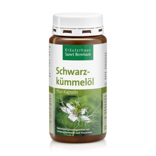 Huile de cumin noir Plus, 180 capsules.