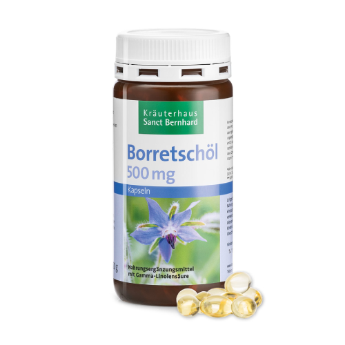 Capsules de bourrache.